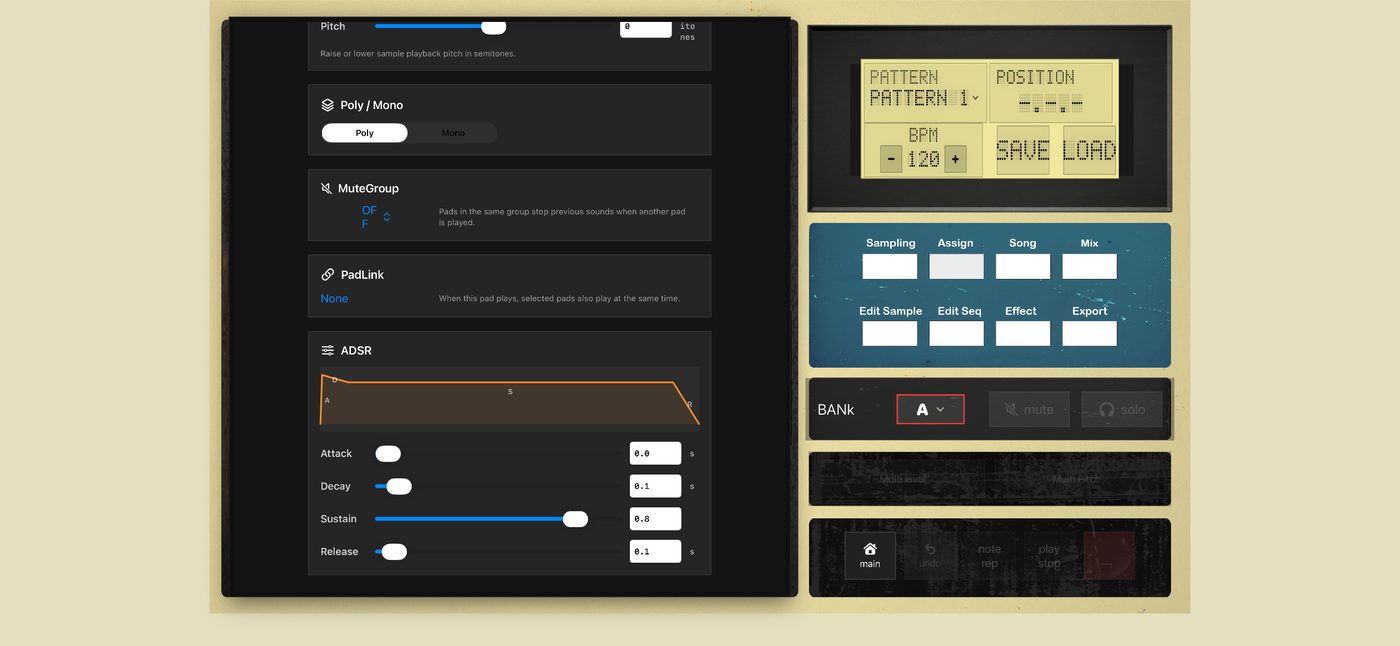 Assign screen